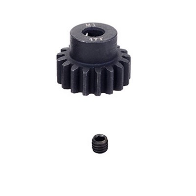 Fastrax M1 17t Steel Pinion Gear (5mm) MOD1