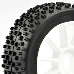 Fastrax 1/8th Premounted Buggy Tyres 'Maths /10 Spoke"