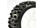 Fastrax 1/8th Premounted Buggy Tyres 'Rock-Block/12 Spoke'