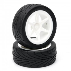 Fastrax 1/10th Mounted Buggy Tyres Lp 'Arrow' Front