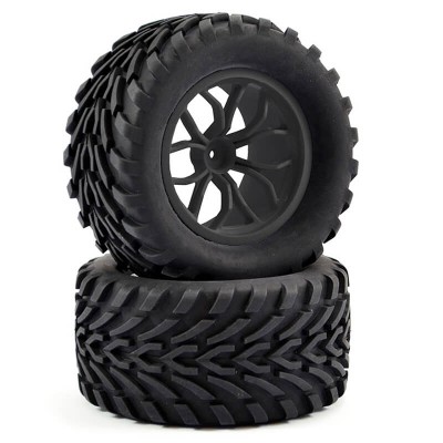 Fastrax 1/10th Mega-V Truck Tyre Mounted On 12-Spoke (12mm Hex)