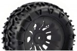 Fastrax 1/10 Klaxon Truck Tyre Mounted On 12-Spoke (12mm Hex)