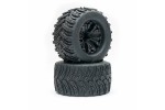 Fastrax 1/10 T-Bone Truck Tyre Mounted Split-Spoke (12mm Hex)