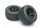 Fastrax 1/10 T-Bone Truck Tyre Mounted Split-Spoke (12mm Hex)
