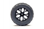 Fastrax 1/10 T-Bone Truck Tyre Mounted Split-Spoke (12mm Hex)