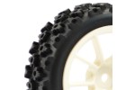 Fastrax 1/10th Street/Rally Tyre 10sp White Wheel