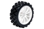 Fastrax 1/10th Street/Rally Tyre 10sp White Wheel