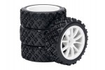 Fastrax 1/10th Street/Rally Tyre 10sp White Wheel