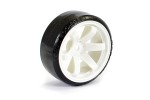 Fastrax 1/10 Street/Drift Tyre 6-Spoke Wheel (6mm Offset) - White