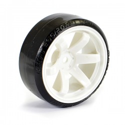 Fastrax 1/10 Street/Drift Tyre 6-Spoke Wheel (6mm Offset) - White