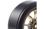 Fastrax 1/10th Street Wheel/ Drift Tyres 10-spoke Gold