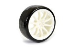 Fastrax 1/10 Street/Drift 10SP Scale Wheel & V2 Tyre White