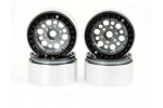 Fastrax Aluminium Beadlock Sixo 1.9" Wheels - Grey (4pc)