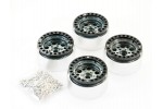 Fastrax Aluminium Beadlock Sixo 1.9" Wheels - Grey (4pc)