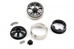 Fastrax 1.9" Heavy Duty 6-Spoke Alloy Beadlock Wheels (106g Each) (x2)