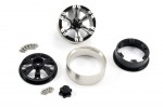 Fastrax 1.9" Heavy Duty 6-Spoke Alloy Beadlock Wheels (x2)