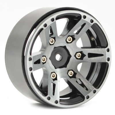 Fastrax 1.9" Heavyweight Split 6-Spoke Alloy Beadlock Wheels