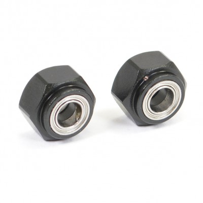 Fastrax Aluminium Front Wheel 12mm Hex Adaptors w/BRG (pr)