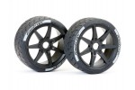 Fastrax Supaforza Front 45° Tyres/Black 17mm Hex Wheels