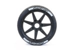 Fastrax Supaforza Front 52° Tyres/Black 17mm Hex Wheels