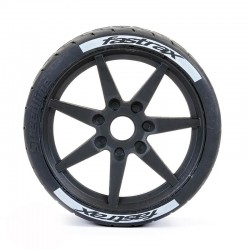 Fastrax Supaforza Front 52° Tyres/Black 17mm Hex Wheels