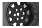 Fastrax 1:10 Crawler Paso 1.9 Mounted Scale Wheel Black (Pr)