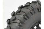 Fastrax 1:10 Crawler Boxer 1.9 Mounted Scale Wheel Black (Pr)