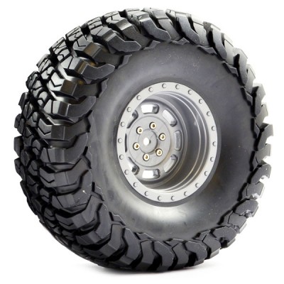 Fastrax 1:10 Crawler Granite 2.2 Scale Wheel Grey Ø140mm Tyre