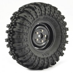 Fastrax 1:10 Crawler Swamper 1.9 Scale Wheel Ø118mm Tyre (Black)
