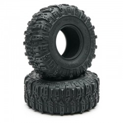 Fastrax Gator Crawler Tyre 1" With Foam 55 x 23mm For 1/18th