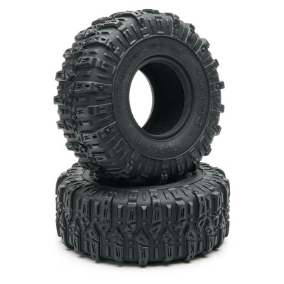 Fastrax Gator Crawler Tyre 1" With Foam 55 x 23mm For 1/18th