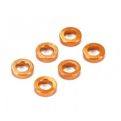 M3 Flat Washer Gold 1.5mm (6)