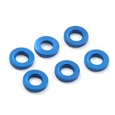 Fastrax M3 Flat Washer Blue 2.5mm