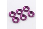 Fastrax M4 Shim Washers (6) Purple