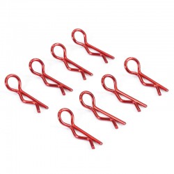 Fastrax Metalic Red Small Clips