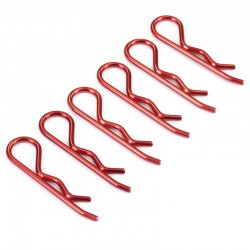 Fastrax Metalic Red Large Clips