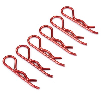 Fastrax Metalic Red Large Clips