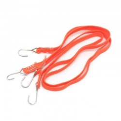 Fastrax Luggage Bungee Strap 2pc With Hooks 400mm - Orange