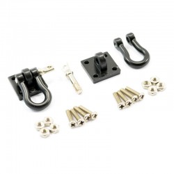 Fastrax Metal Bumper Shackles & Mounting Bracket x2 (m2x6mm)