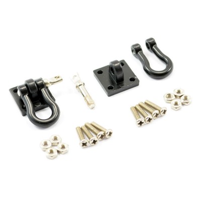 Fastrax Metal Bumper Shackles & Mounting Bracket x2 (m2x6mm)