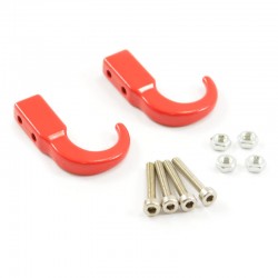 Fastrax Metal Bolt-On Hooks 2pcs
