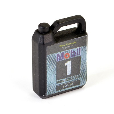 Fastrax Metal Engine Oil Can - Black