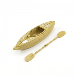 Fastrax 1/18th Scale Moulded Kayak & Oars 15cm x 4.2cm
