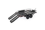Fastrax Scale Dual Axle Truck Car Trailer w/Ramps & LEDs