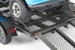 Fastrax Scale Dual Axle Truck Car Trailer w/Ramps & LEDs