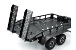 Fastrax Dual-Axle Trailer w/Ramps & LEDs (Med 1/12-1/18) - Black