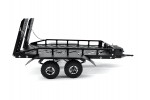 Fastrax Dual-Axle Trailer w/Ramps & LEDs (Med 1/12-1/18) - Black