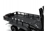 Fastrax Dual-Axle Trailer w/Ramps & LEDs (Med 1/12-1/18) - Black
