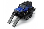 Fastrax Dual-Axle Trailer w/Ramps & LEDs (Med 1/12-1/18) - Black