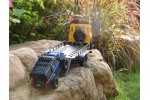 Fastrax Dual-Axle Trailer w/Ramps & LEDs (Med 1/12-1/18) - Titanium
